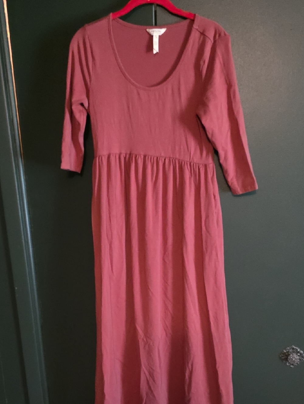 Matilda Jane Dusty Rose Scoop Neck Maxi Dress